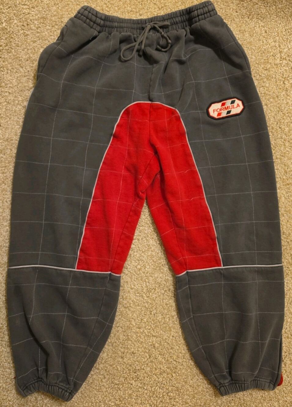 Vintage LEEMAN Universal Sportswear Men's Sweatpants, Racing, SZ L, Heavyweight
